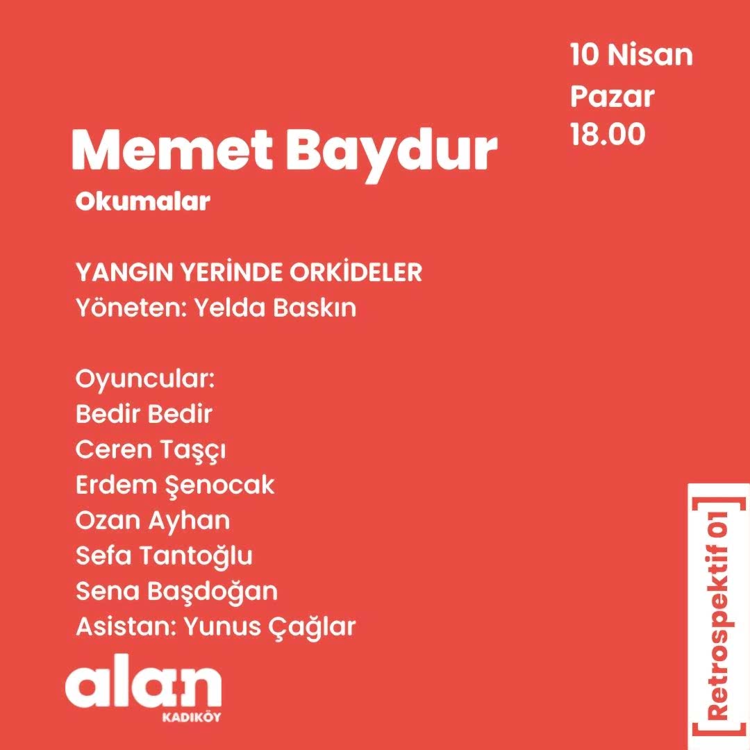 Memet Baydur Yangın Yerinde Orkideler